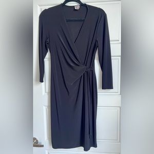 Work wear- Anne Klein Wrap Dress. Easy to style & Comfy to wear!